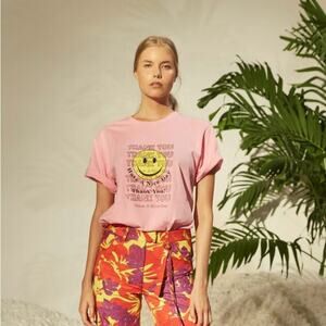 Rosie Assoulin Thank You Have A Nice Day Swarovski Crystal-Embellished Shirt XS